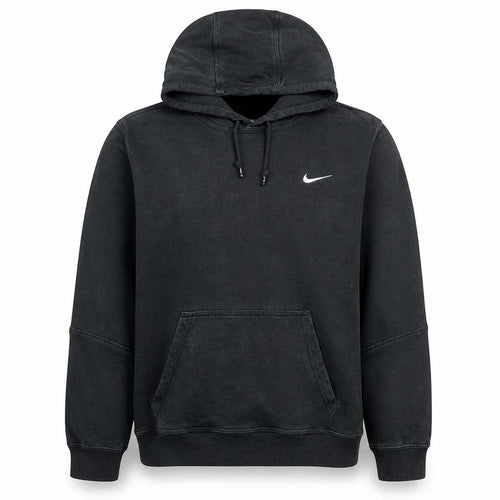 Nike Men's Black Pullover Hoodie L Regular Fit Fleece Sportswear