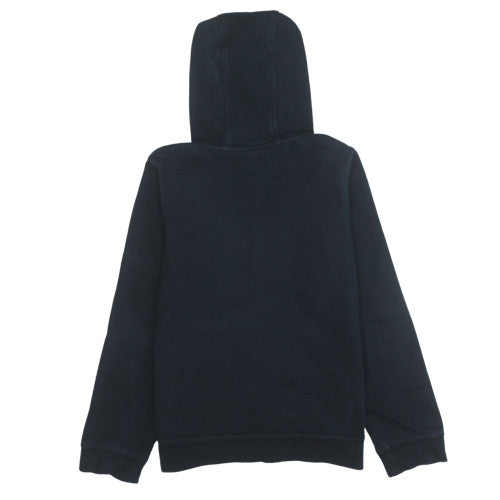 Nike Boys Black Pullover Hoodie L 14 Years Fleece Logo Sweatshirt