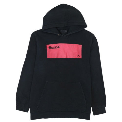 Jordan Men’s Black XL Pullover Hoodie Quai54 Graphic Sportswear