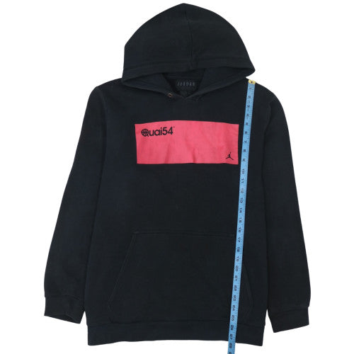 Jordan Men’s Black XL Pullover Hoodie Quai54 Graphic Sportswear