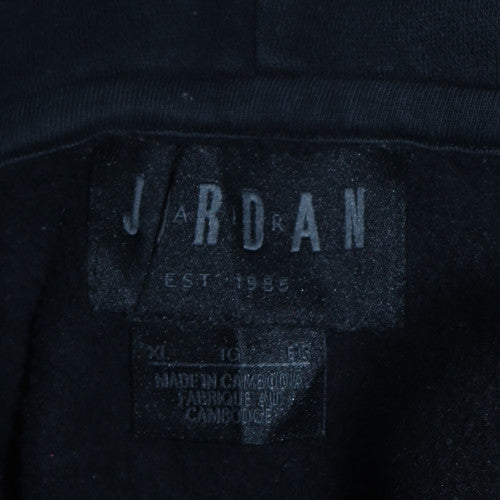 Jordan Men’s Black XL Pullover Hoodie Quai54 Graphic Sportswear