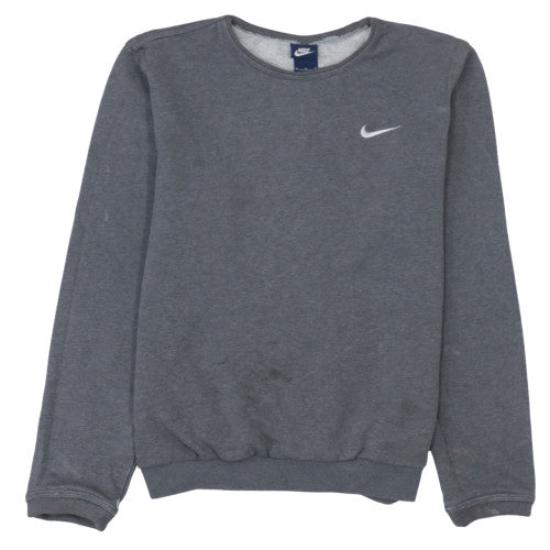 Nike Women’s Grey Pullover Sweatshirt M Cotton Blend