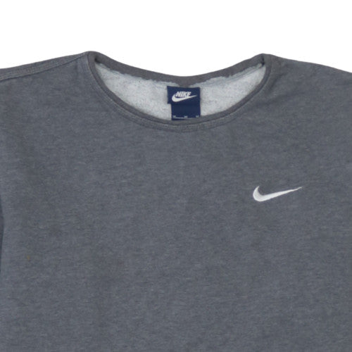 Nike Women’s Grey Pullover Sweatshirt M Cotton Blend