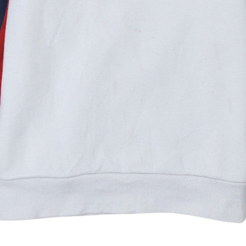 FILA Boys Multicoloured Pullover Hoodie 13-15 Years Colourblock Logo Sweatshirt