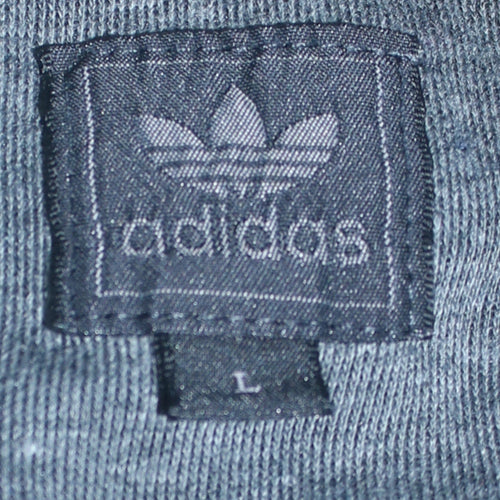 Adidas Men's Black Full Zip Hoodie L Sportswear Sweatshirt