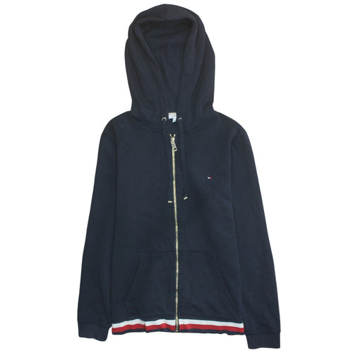 Tommy Hilfiger Men's Blue Full Zip Hoodie Size L Classic Logo