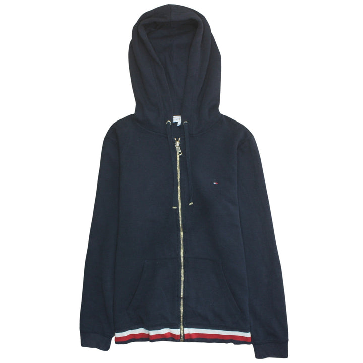 Tommy Hilfiger Men's Blue Full Zip Hoodie Size L Classic Logo