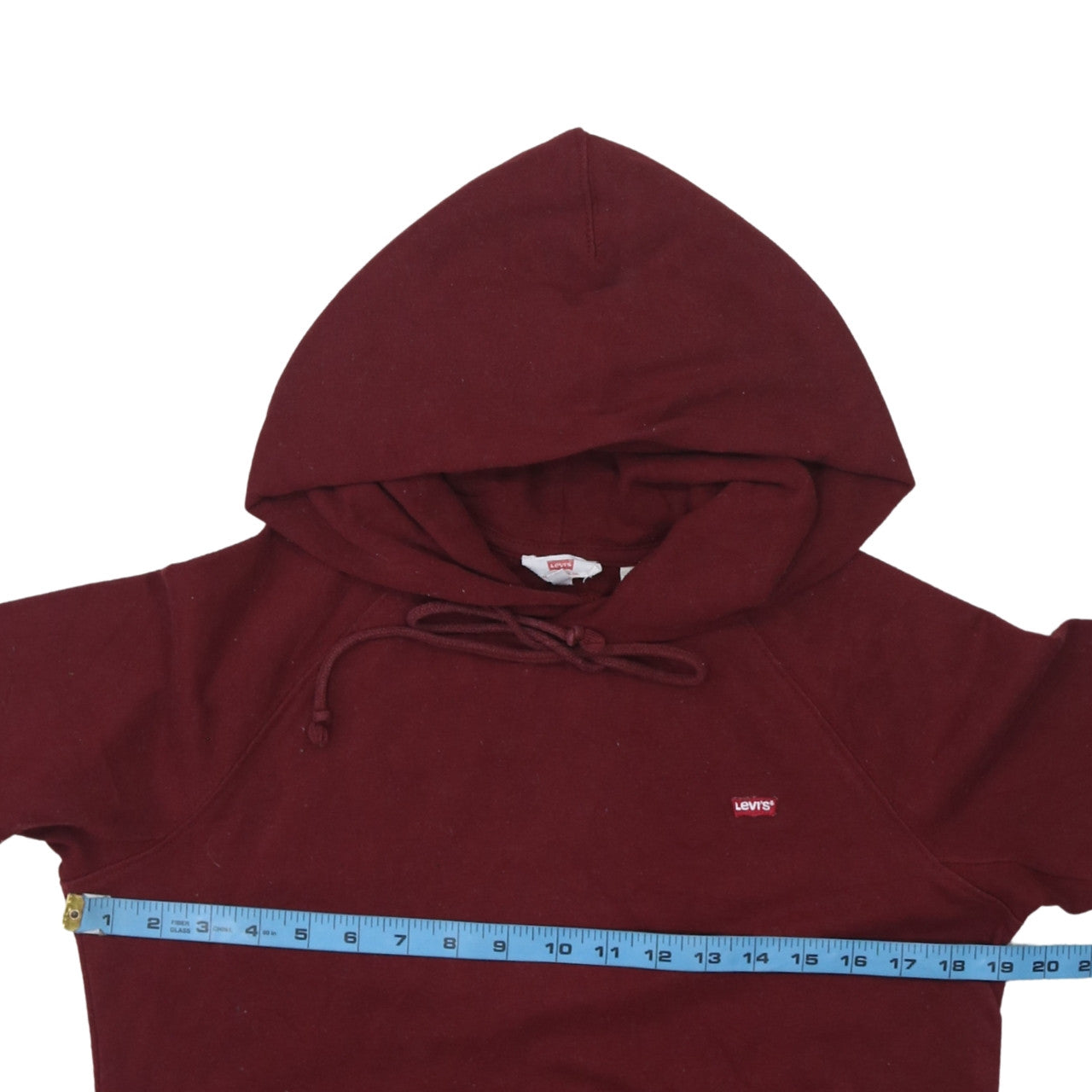 Levi's Women's Burgundy Pullover Hoodie XS Cotton Blend Casual
