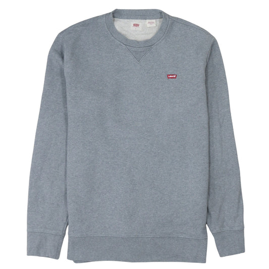 Levi's Men's Grey Crew Neck Pullover Sweatshirt Size S