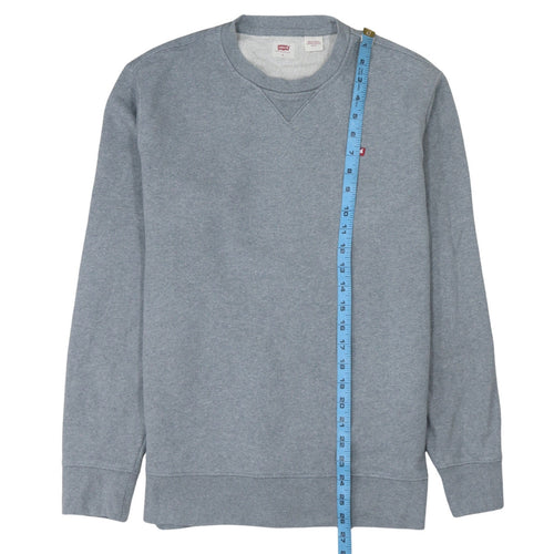 Levi's Men's Grey Crew Neck Pullover Sweatshirt Size S