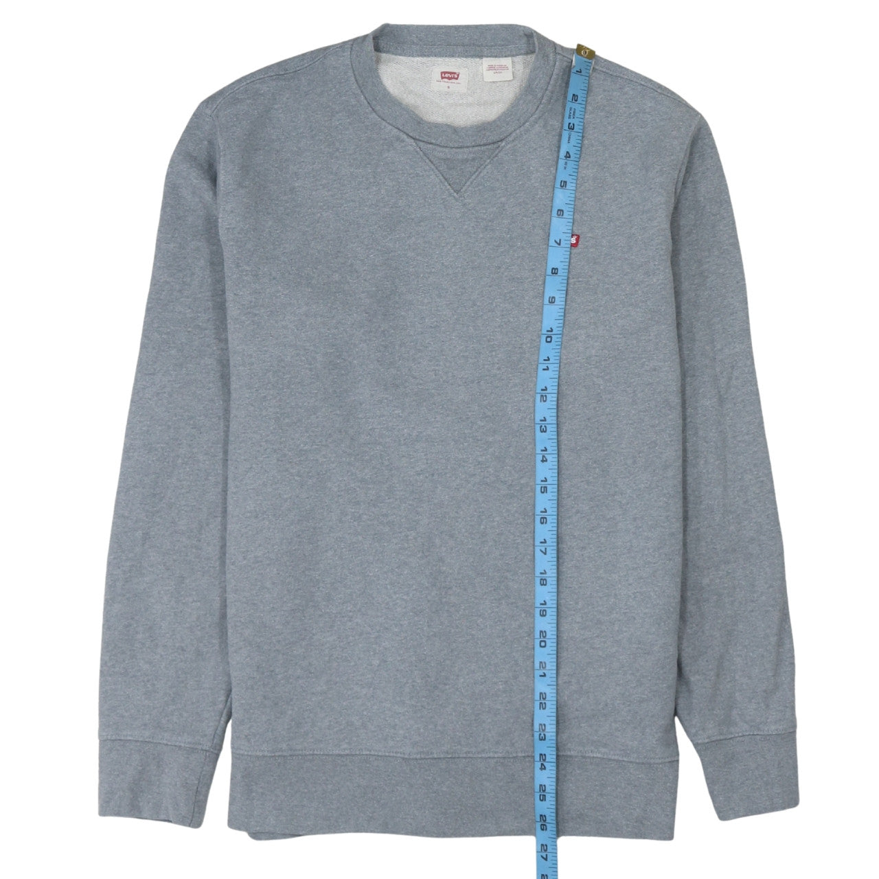 Levi's Men's Grey Crew Neck Pullover Sweatshirt Size S