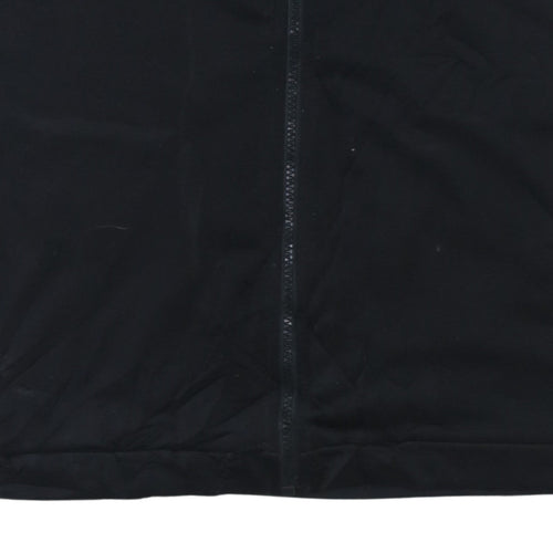 Adidas Men's Black Sleeveless Track Jacket Size 40 Regular Fit