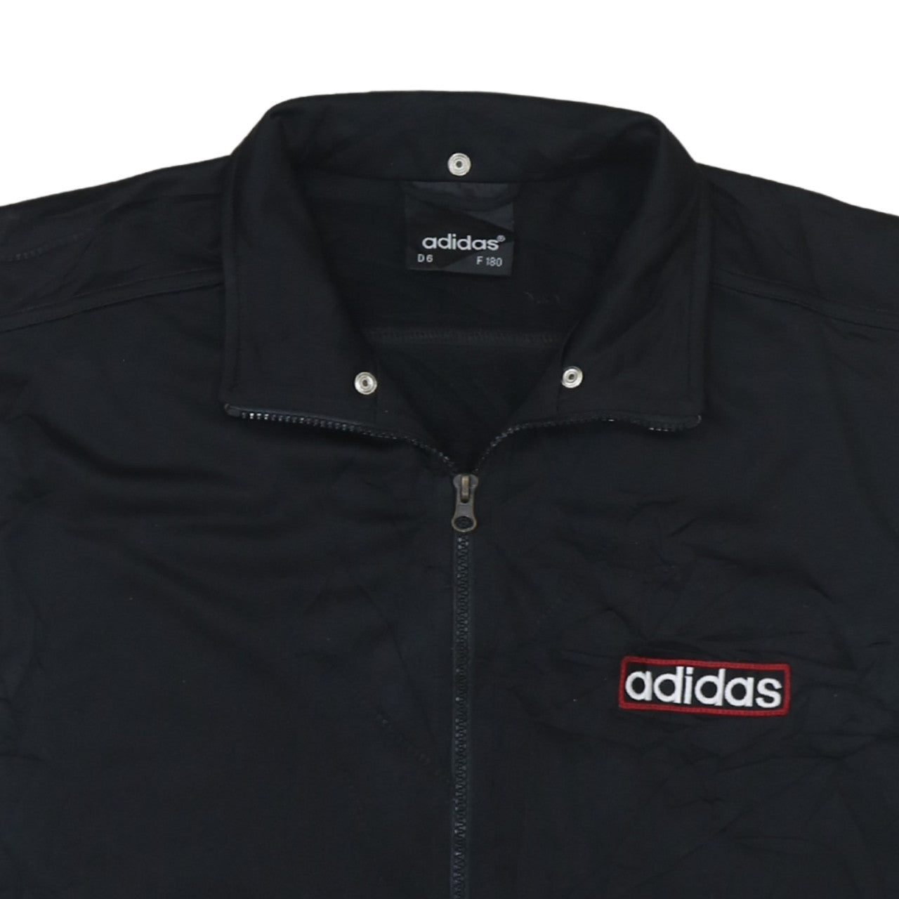 Adidas Men's Black Sleeveless Track Jacket Size 40 Regular Fit