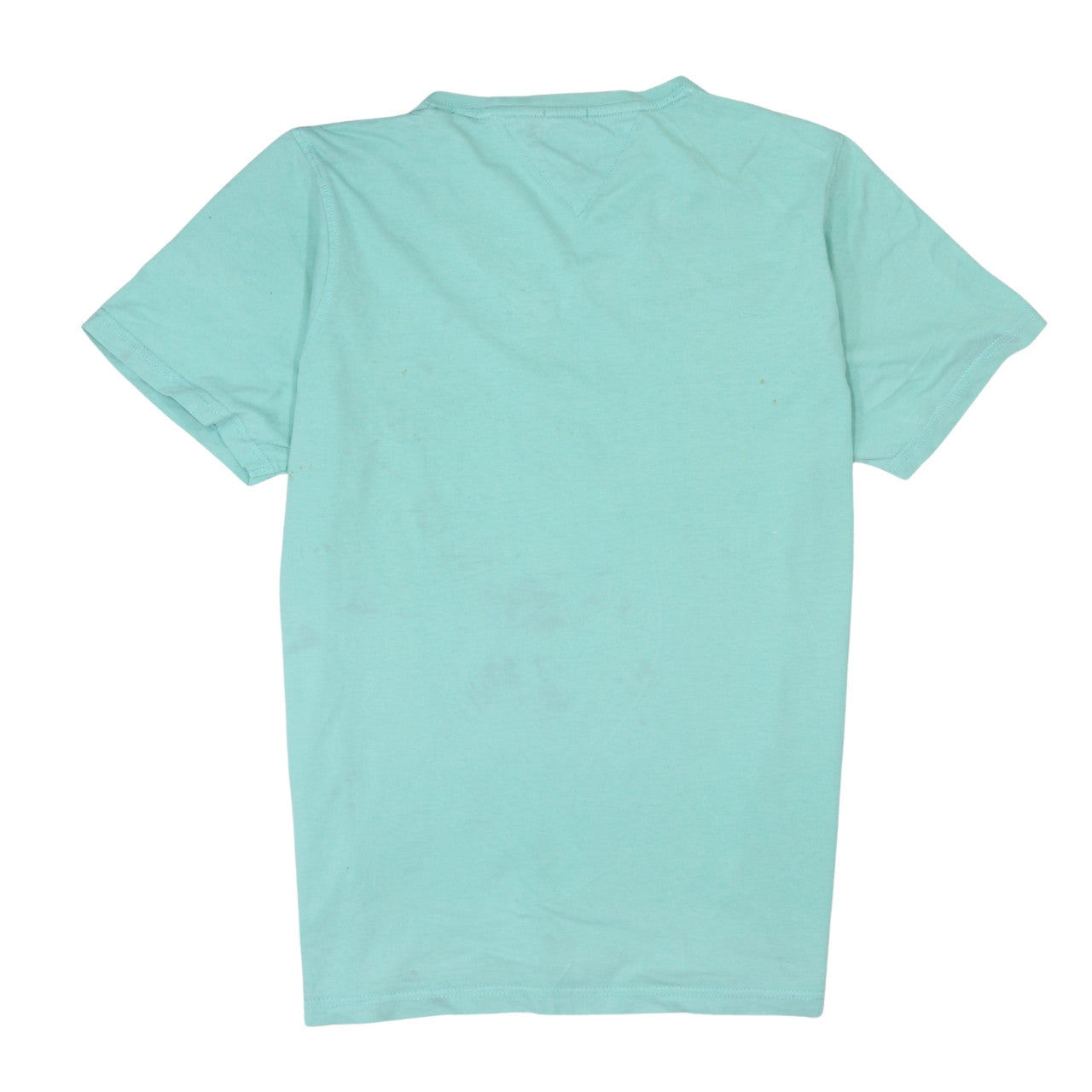 Tommy Hilfiger Men's Green V-Neck Cotton T-Shirt XL