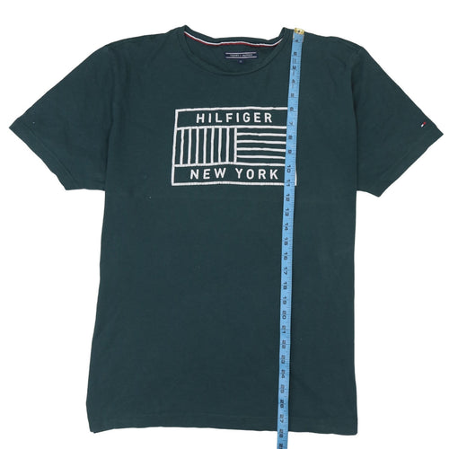 Tommy Hilfiger Men's Green XL Graphic New York T-Shirt