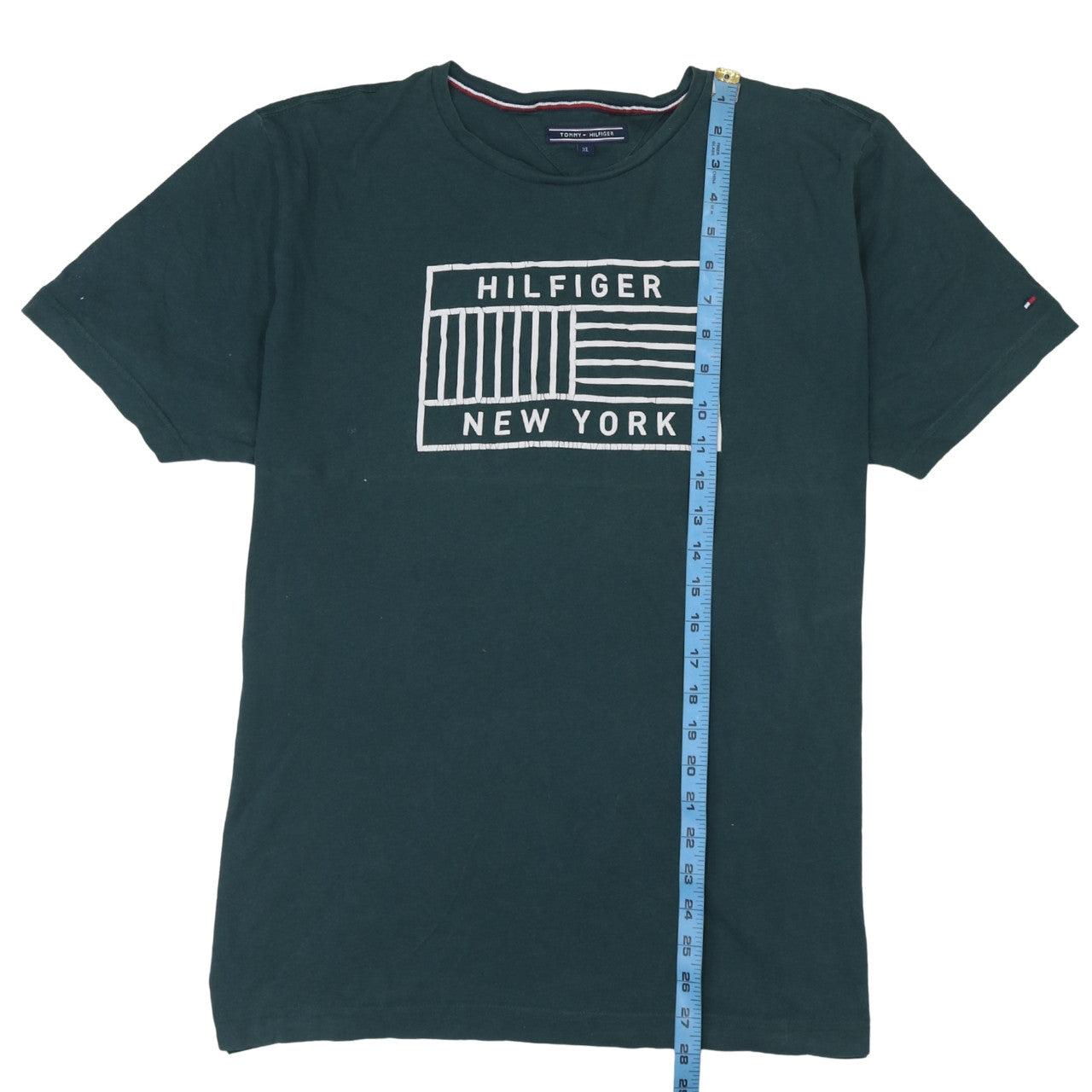 Tommy Hilfiger Men's Green XL Graphic New York T-Shirt
