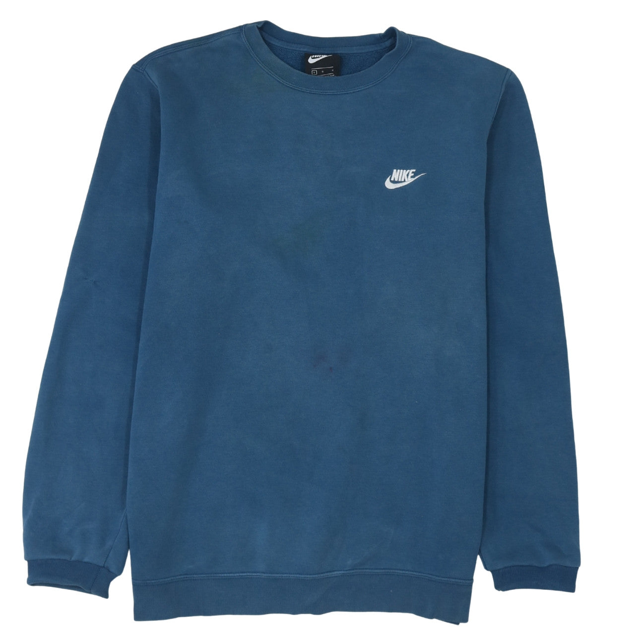Nike Men's Blue Pullover Crew Neck Sweatshirt Size L