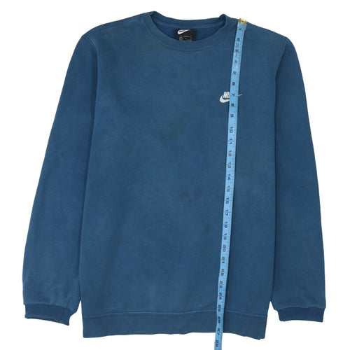 Nike Men's Blue Pullover Crew Neck Sweatshirt Size L