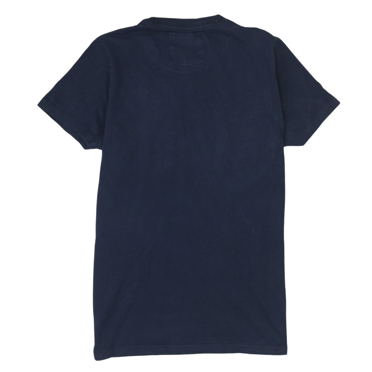 Hollister Men's Blue Graphic Logo T-Shirt Medium Casual Cotton
