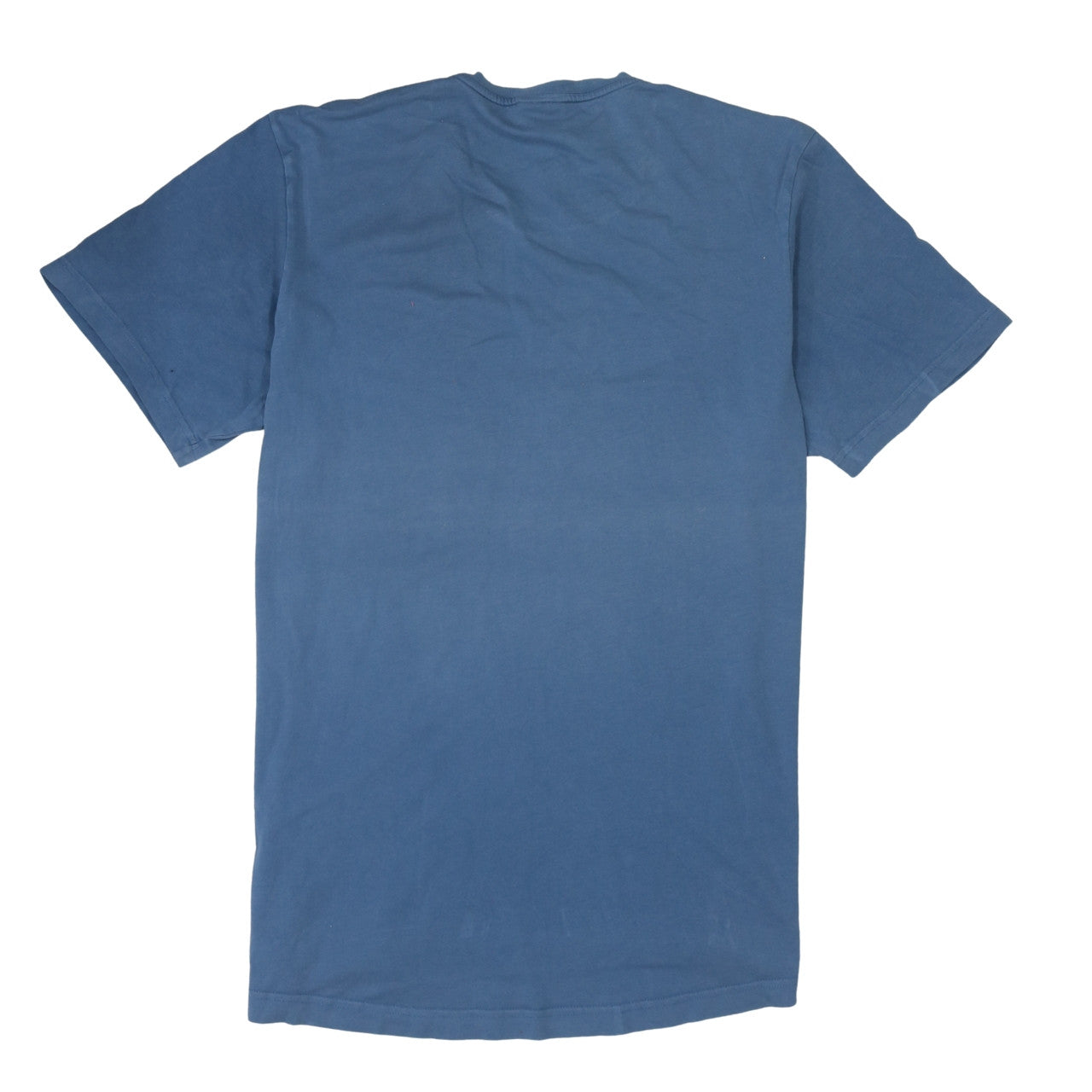 Adidas Men's Blue Crew Neck Short Sleeve Cotton Sports T-Shirt M