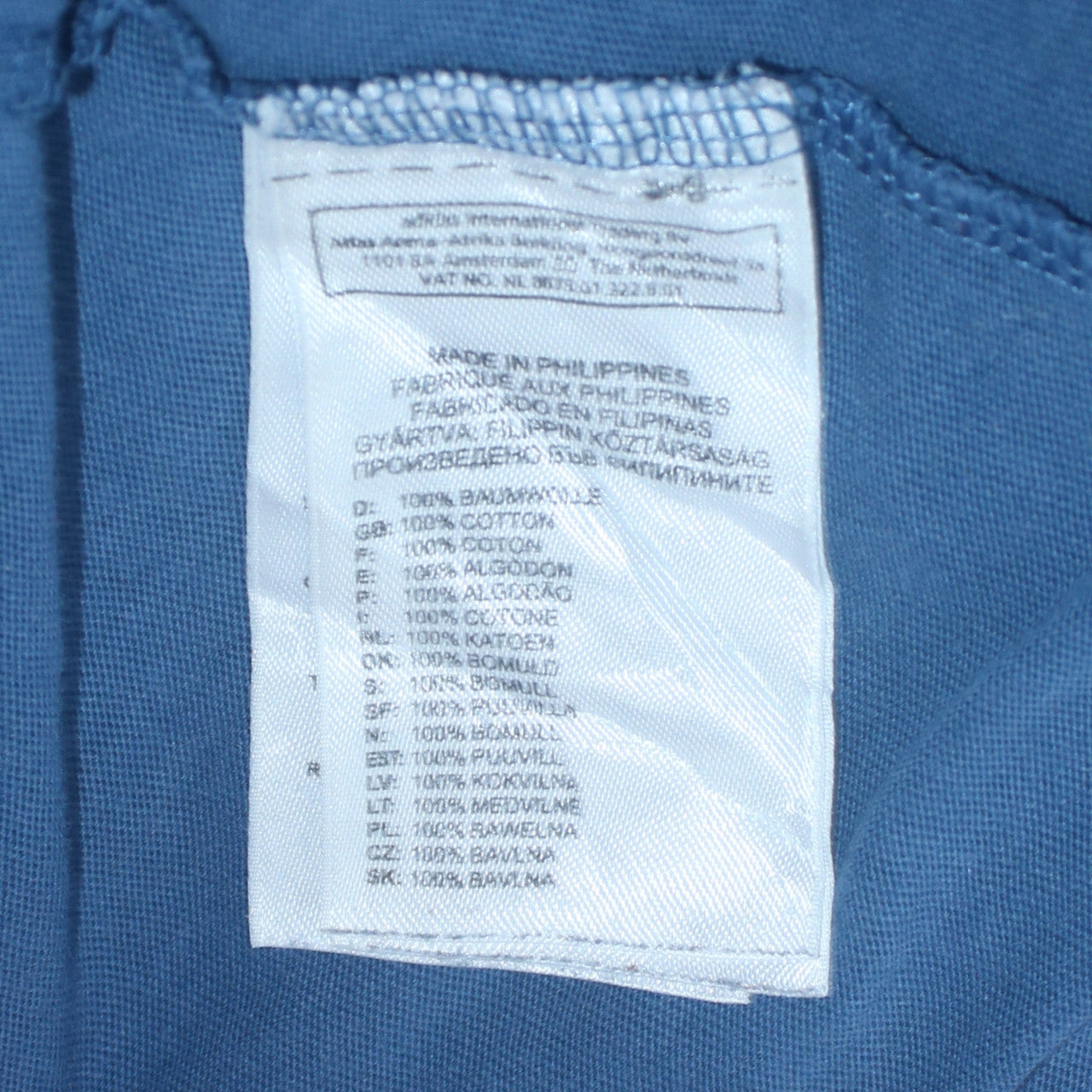 Adidas Men's Blue Crew Neck Short Sleeve Cotton Sports T-Shirt M