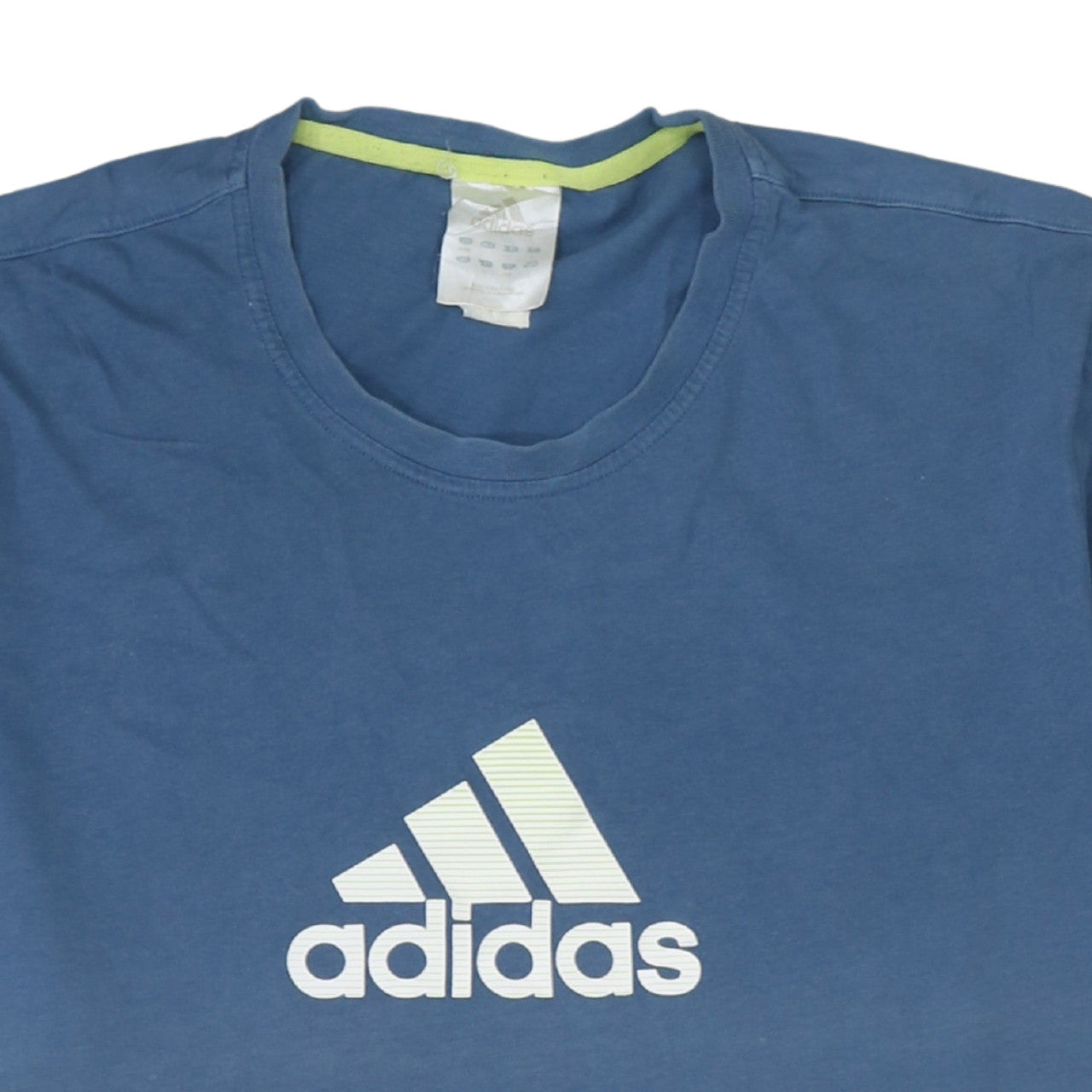 Adidas Men's Blue Crew Neck Short Sleeve Cotton Sports T-Shirt M
