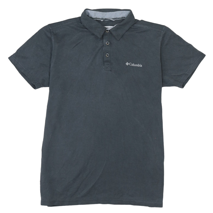 Columbia Men's Black M Polo Shirt Regular Fit Short Sleeve
