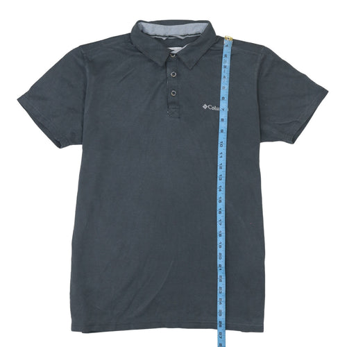 Columbia Men's Black M Polo Shirt Regular Fit Short Sleeve