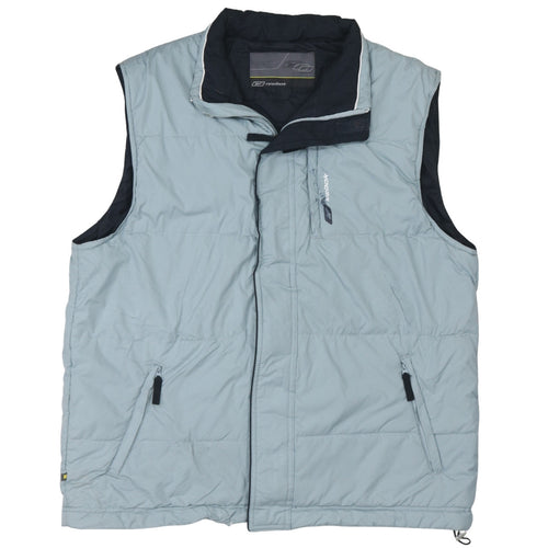 Reebok Men’s Grey L Bodywarmer Padded Sports Vest