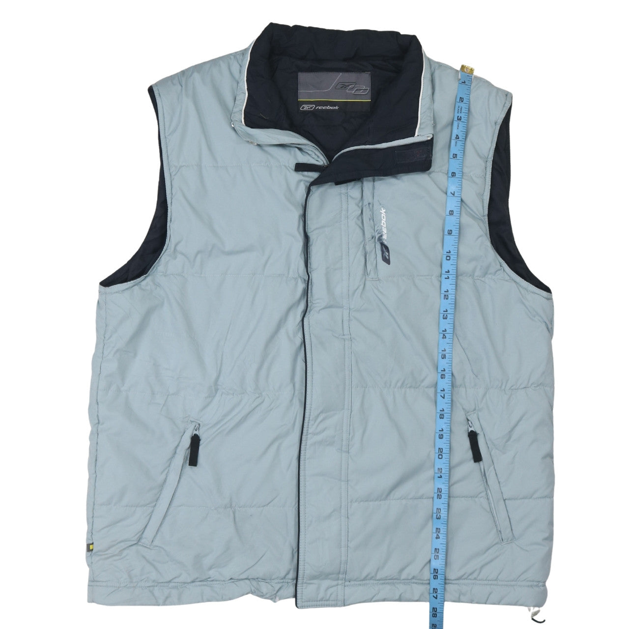 Reebok Men’s Grey L Bodywarmer Padded Sports Vest