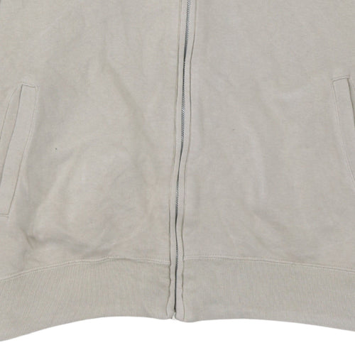 Champion Men's Beige Full Zip Hoodie Size M Regular Fit