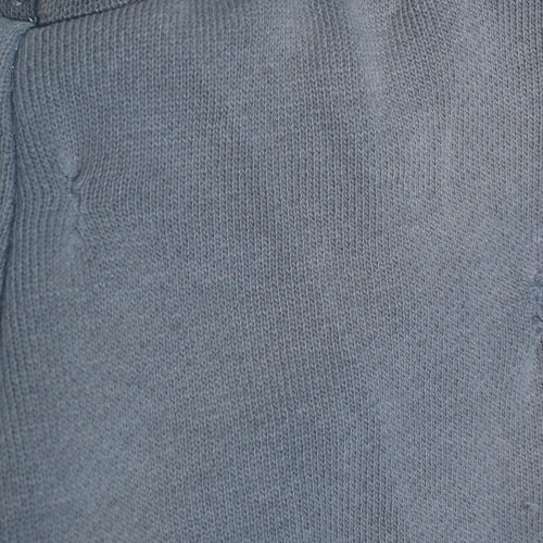 Diesel Men's Grey Full Zip Hoodie Size L Logo Cotton Blend