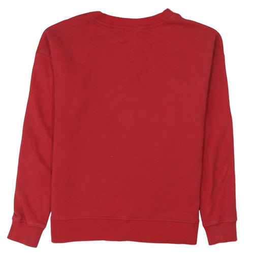 Next Disney Red Minnie Mouse Christmas Pullover Sweatshirt Women M