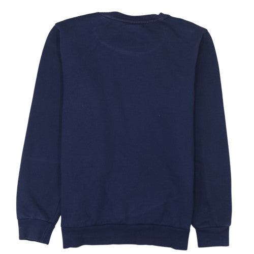 Puma Men's Blue Crew Neck Pullover Sweatshirt XS Regular Fit