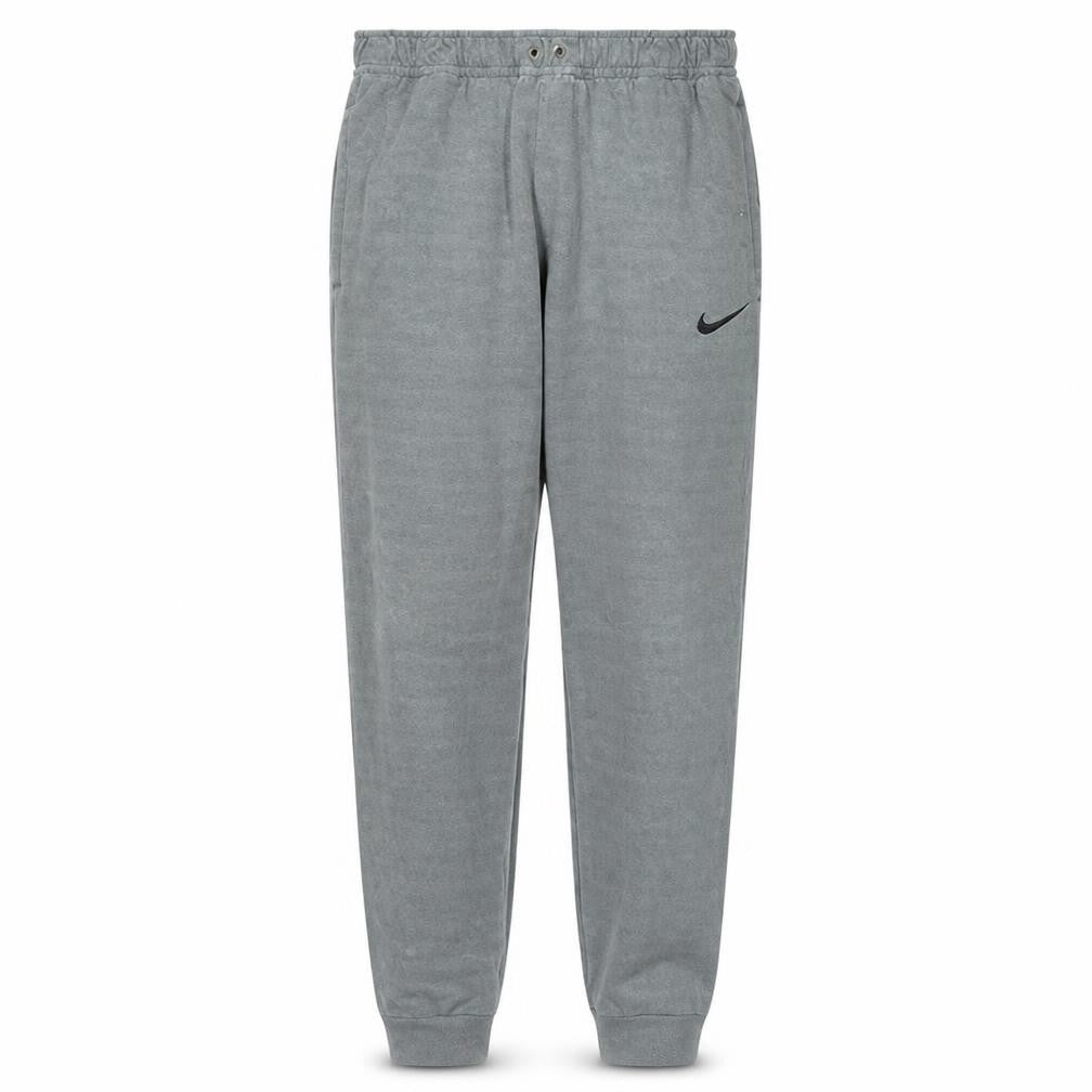 Front view of Nike Men's Grey Dri-Fit Jogger Trousers, size M, Activewear