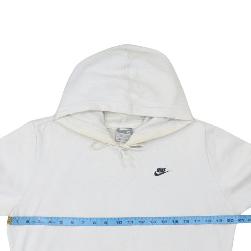 Nike Men's White XL Pullover Hoodie Sweatshirt Logo Sportswear