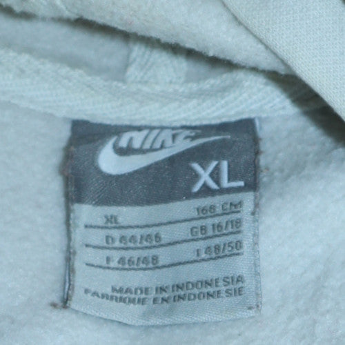Nike Men's White XL Pullover Hoodie Sweatshirt Logo Sportswear