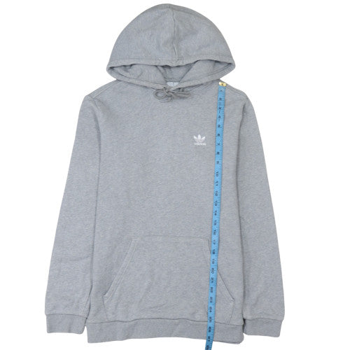 Adidas Men's Grey Pullover Hoodie Sweatshirt Size M