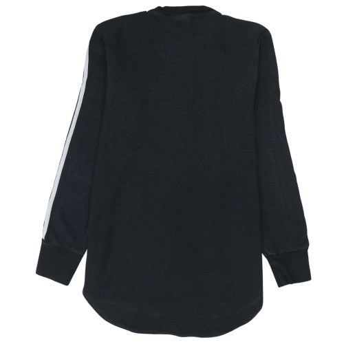 Adidas Men's Black Crew Neck Long Sleeve Pullover Sweatshirt M