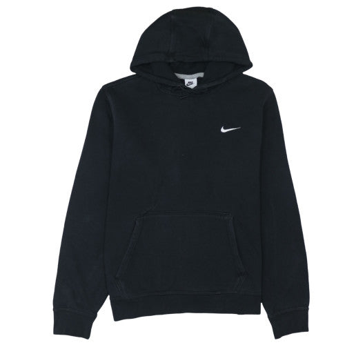 Nike Men's Black XL Pullover Hoodie with Logo Fleece Sweatshirt