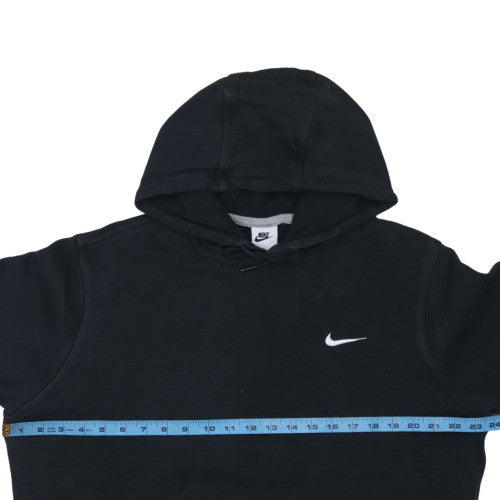Nike Men's Black XL Pullover Hoodie with Logo Fleece Sweatshirt
