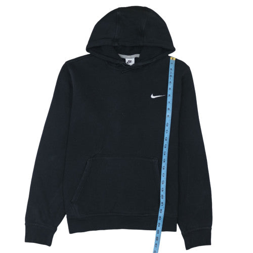 Nike Men's Black XL Pullover Hoodie with Logo Fleece Sweatshirt
