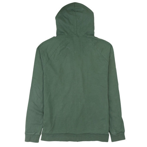 HUGO BOSS Men's Green Full Zip Hoodie Size M Cotton Casual
