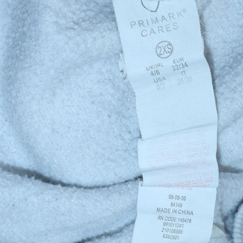 Disney Primark Women Grey 2XS Pullover Hoodie Mickey Print