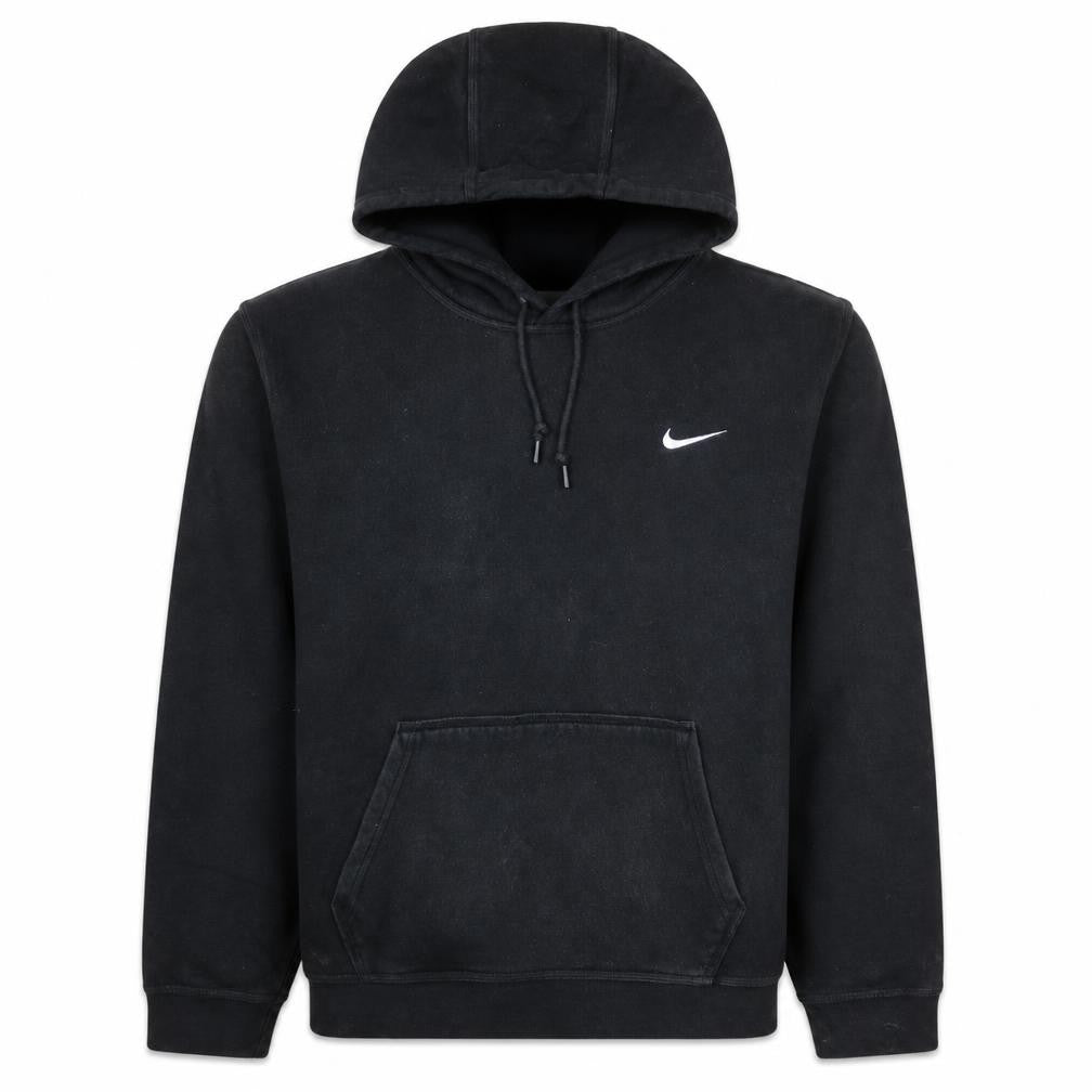 Nike Men's Black XL Pullover Hoodie with Logo and Kangaroo Pocket