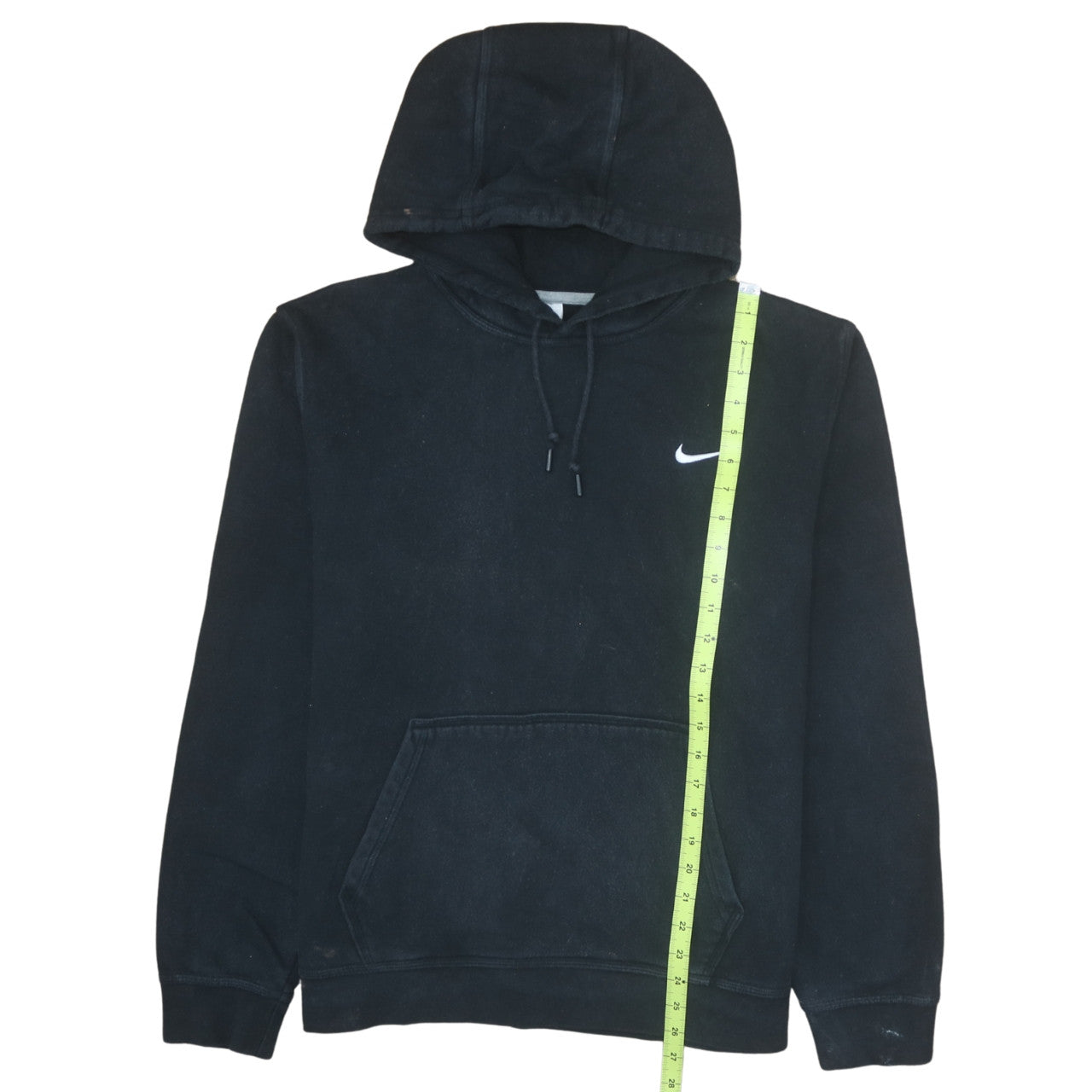 Nike Men's Black XL Pullover Hoodie with Logo and Kangaroo Pocket