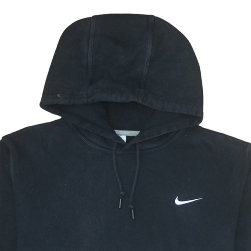 Nike Men's Black XL Pullover Hoodie with Logo and Kangaroo Pocket