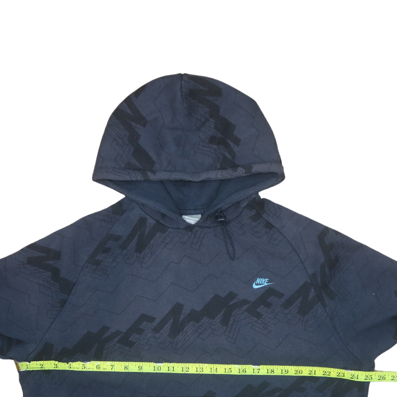 Nike Mens Blue Pullover Hoodie Size L Regular Fit Sportswear