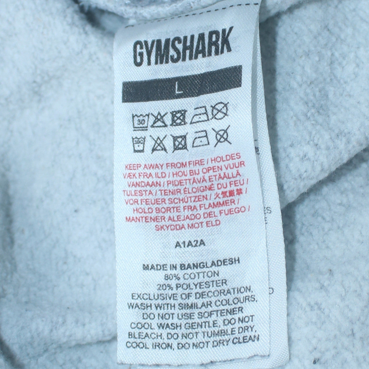 Gymshark Mens Grey Sweatpants L Regular Fit Casual Tapered