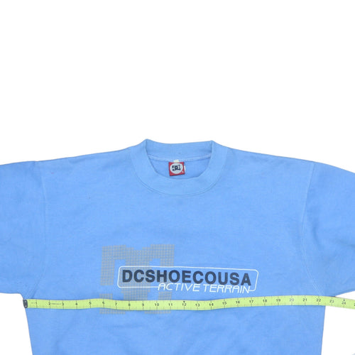 DC Shoes Men's Blue XL Crew Neck Pullover Sweatshirt